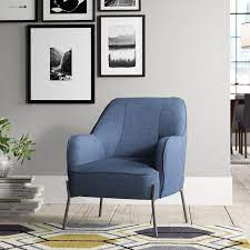 Give Your Living Room An Extra Seat And Added Style With This Armchair Flared Arms A Piped Trim And Light Dec Living Room Modern Living Room Chairs Armchair