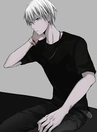 Pin By Feral Ones On Boy Men Male Bad Boy Anime Guys Shirtless Anime White Hair Boy Anime Guy Blue Hair