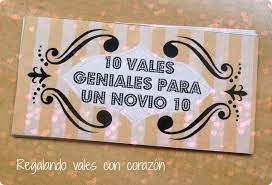10 Vales Geniales Para Un Novio 10 Diy Boyfriend Anniversary Gifts Diy Gifts For Boyfriend Love Cards