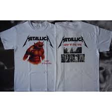 Licensed metallica tour merchandise 100% cotton black metallica shirt preshrunk, fits true to size metallica's fourth studio. Metallica Kill Em All Jump In The Fire Official T Shirt Heavymetalshop Com Pl