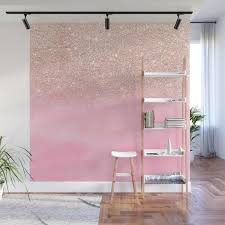 Pastel pink paint with a gold triangle frame on a white marble background vector. Glitter Wall Paint Trendy Home Decorating And Accent Wall Ideas