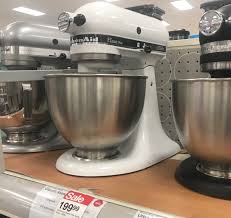 Explore the kitchenaid® stand mixer lineup—compare sizes, styles and available attachments and discover the one that's perfectly you. Kitchenaid Classic Plus Mixer 159 99 Reg 259 99 All Things Target