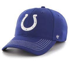 Indianapolis Colts 47 Brand Blue Game Time Closer Performance Flexfit Hat Cap In 2020 Blue Game Indianapolis Colts 47 Brand