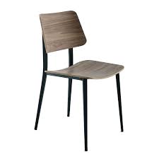Elle change quotidiennement dans le stock de la scierie. Chaise Noyer Design Midj Joe