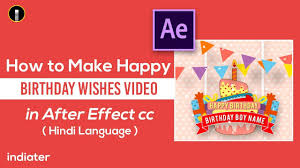 Funny birthday party after effect template, use as an intro to your movie or commercial ,or to promote your business ,video tutorial is included. Free Happy Birthday Wishes Video After Effect Template Indiater
