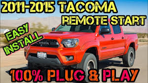 Download the toyota remote connect app on your device. 2011 2015 Toyota Tacoma 100 Plug Play Remote Start Kit Full Install Youtube