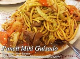 Pancit Miki Guisado Panlasang Pinoy Meaty Recipes Recipe Pancit Pancit Miki Recipe Guisado