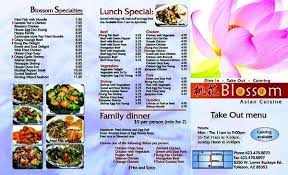 Cave creek is a small town north of phoenix and part of the greater phoenix metropolitan area. Menu Of Blossom Asian Cuisine In Tolleson Az 85353