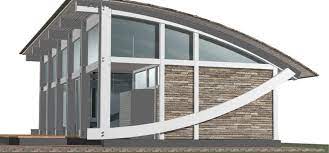 Support for ornamental or edible plants. Modern Arbor Lounge 80 Ecohousemart