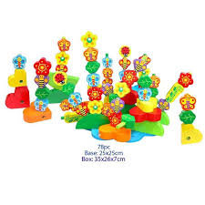 The rose garden is tops. Fun Factory Build A Garden Knock On Wood Toys