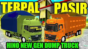 Bunga biru menciptakan suasana kontemplatif dengan efeknya. Download Mod Bussid Truck Hino Lohan Terpal Pasir Gandeng