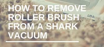 Always cut away from yourself or use scissors instead. How To Remove Roller Brush From Shark Vacuum