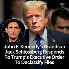 See what JFK's grandson had to say in the comments about the significant  executive order signed by President Donald Trump. He authorized the  declassification of documents concerning the assassinations of President  John
