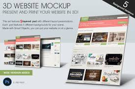 3d Website Mockup Website Mockup Mockup Website