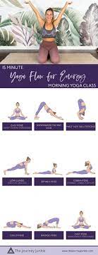 Maybe you would like to learn more about one of these? 15 Minute Morning Yoga Routine For Energy The Journey Junkie Morning Yoga Routine Yoga Routine Morning Yoga