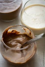 Cremes Desserts A La Vanille Et Chocolat Sans Oeuf Recette Recette Creme Dessert Food Network Creme Dessert