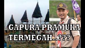 Gapura pramuka simple dari bambu. Contoh Penataan Tenda Dan Peralatan Perkemahan By Iman Gtren