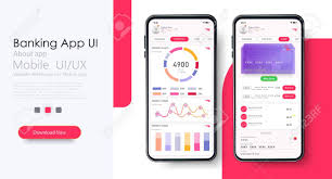 Conveniently manage your credit card accounts with the credit one bank mobile app. Banking App Ui Kit For Responsive Mobile App And Statistics Card Online Payment Or Credit Cards App Ui Kit For Responsive Mobile App Uploading Saving Checking Accounts And Transaction Confirmation Royalty Free