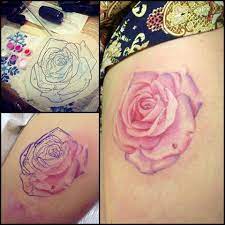 Trendy floral pattern in the many kind of flowers. Jess Parry Tattoos Pink Rose Tattoos Tattoos Rose Tattoos