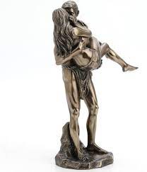 Amazon.de: WU the lovers bronze finish mann mit frau nude statue Bronze 11  12 Inches Tall