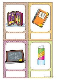 School Objects Flashcards English Esl Worksheets In 2020 Flashcards Flashcards For Kids Classroom Language