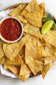 Air Fryer Tortilla Chips Recipe In 2021 Tortilla Chips Recipes Healthy Snacks