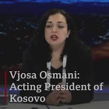 Skupština kosova je večeras u trećem krugu glasanja izabrala vjosu osmani sadriu za predsjednicu kosova. Prindon Sadriu Prindonsadriu Twitter