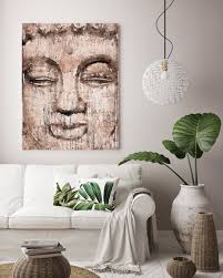 Buddha, Inner Peace 4, Buddha Painting Cream Brown Buddha Wall Art Buddha  Canvas Art Print Rustic Buddha Zen Art, Irena Orlov
