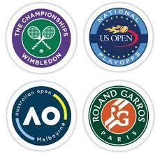 Jerry dior who died this month designed the famous major league baseball logo to commemorate professional baseball. 4 In 1 Grand Slam Circles Sticker Grand Slam Grand Slam Tennis Australian Open Tennis