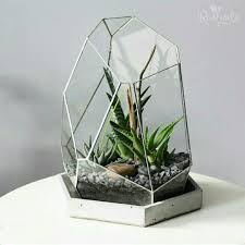 Download Printable Pattern Stained Glass Glass Terrarium Etsy Terrarium Centerpiece Geometric Terrarium Glass Terrarium