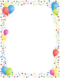 Party Border Clip Art Page Border And Vector Graphics Clip Art Borders Free Clip Art Birthday Balloons Clipart