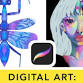 Digital Art: Intermediate Procreate (Ages 12-17)