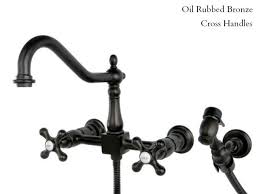 wall mount kitchen faucet with spray