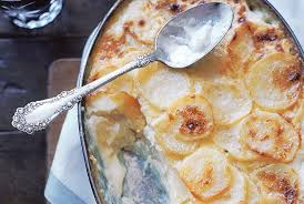 This Preparation Of Au Gratin Potatoes Eschews Cheese In Favor Of Spicy Horseradish Trust Us You Won T Miss T Christmas Recipes Easy Passover Recipes Recipes
