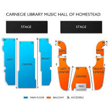 carnegie library music hall of homestead 2019 seating chart