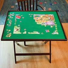 Robot Check Puzzle Table Jigsaw Puzzle Table Fold Away Table