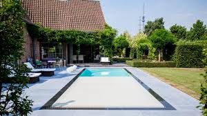 With the inclusion of a water sprayer. Water Technics Swimming Pool Innovation