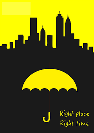 Quadro E Poster How I Met Your Mother Right Place Right Time Quadrorama