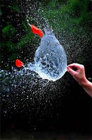 Camera and flash settings · a shutter speed of 1/100s or similar is enough, because we'll illuminate the water balloon with the small flash only . High Speed Photography Tips