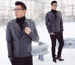 Uniqlo Turtleneck Sweater Urban Planet Leather Jacket H M Pants Topman Boots Lookbook Men Topman Boots Topman