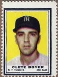 Clete Boyer 1962 Topps #NNO Stamps Price Guide