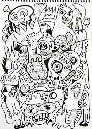 Abstract Black And White Animal Drawings Jon Burgerman A Black And White Design That Consists Of Animals And Abstract Patterns I Like This Design Because You Outline Art Student Art Creative Drawing
