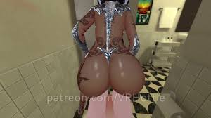 POV Toilet Fuck Restroom Lap Dance VRChat ERP