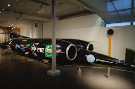 Although thrust ssc is the first car to break the sound barrier, it is alleged that budweiser rocket car, driven by stan barrett (us), reached a speed of 1,190.377 km/h (739.666 mi/h) at edwards. Thrust Ssc Is A Coventry Transport Museum Facebook
