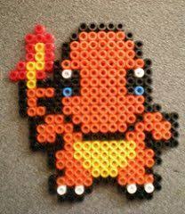Charmander Hama Evantares Tags Ikea Beads Patterns Pokemon Hama Charmander Pa Basteln Bugelperlen Eisenperlen Bugelperlen