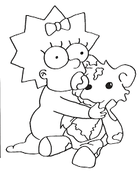 For fans of the anime and the gacha life game. The Simpsons For Children The Simpsons Kids Coloring Pages