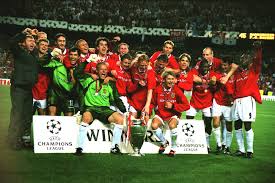1999 champions league finale (de); Manchester United Wins 1999 Champions League Final Photographic Print For Sale