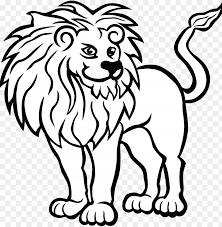 5,957 black and white lion premium high res photos. Big Cat Vector Clipart Of A Black And White Lion Head Clip Art Of Lion Black And White Png Image With Transparent Background Toppng