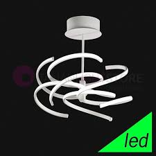 Chiaramente anche in questo settore, il prezzo svolge un ruolo rilevante, nella scelta scelta della soluzione da applicare, seppure tra i motivi che portano a scegliere un lampadario a led , rispetto ad altre soluzioni classiche, vi è il rendimento, ad oggi a pari efficienza consumi. Spirale Lampada A Soffitto Plafoniera Led Design Moderno 6398b Perenz