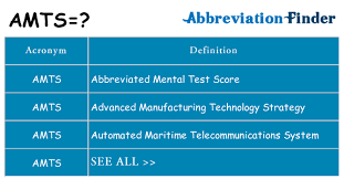 Welcome to hybrid amts 2022! What Does Amts Mean Amts Definitions Abbreviation Finder